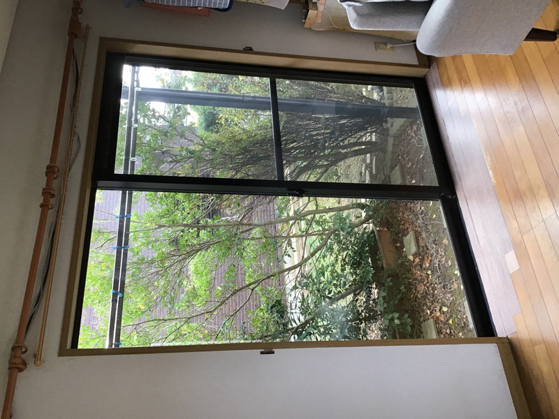 新潟市　複層透明ガラス　内窓設置前